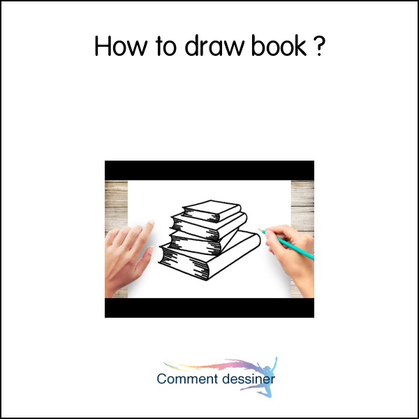 How to draw book